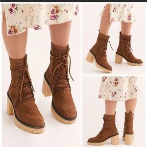 Free People Dylan lace up boot